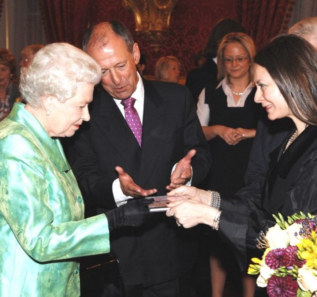 Her Majesty The Queen and Olga Thomas-Bosovskaya