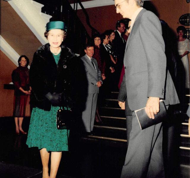 Her Majesty The Queen and Colin Murray Parkes